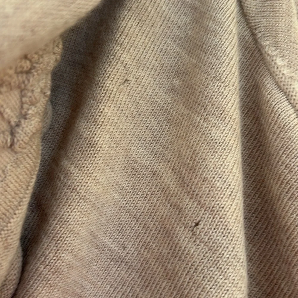Anthropologie Ha’Penny Long Line Wool Shawl Cardigan Oatmeal XS see condition - Picture 7 of 8